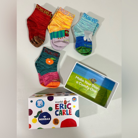 Bombas Accessories New Bombas Little Kids Toddlers Eric Carle Socks